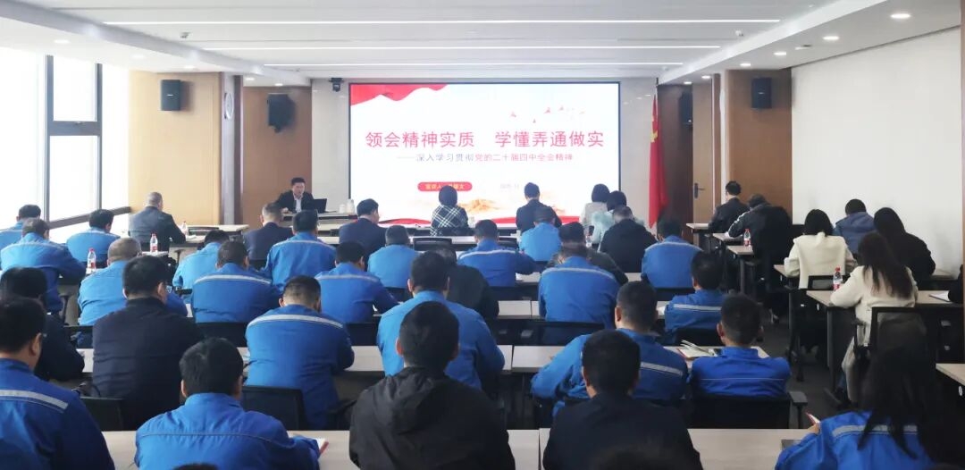 学习贯彻党的二十届四中全会精神 岳阳市委宣讲团在岳阳林纸宣讲